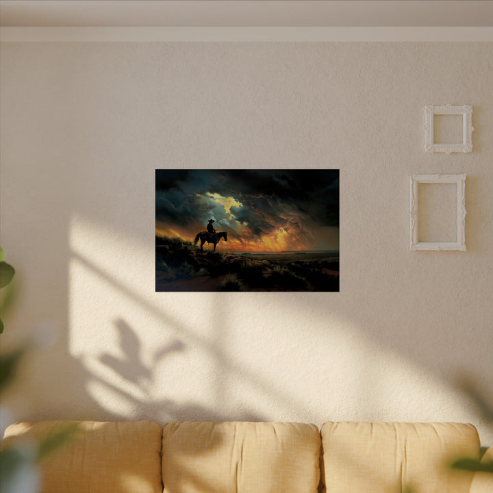 Cowboy’s Sunset Storm | Fine Art Print