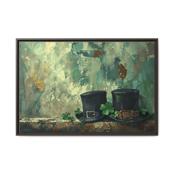 Hats and Shamrocks - Canvas - Texas Cowboy Creations