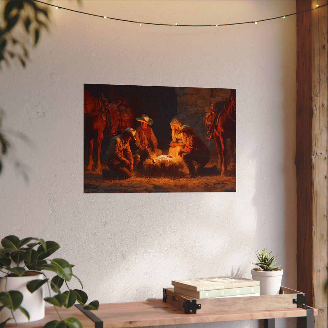 Cowboy Nativity | Fine Art Print