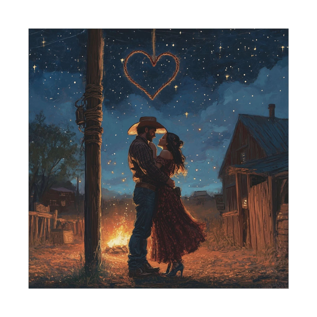Under the Lone Star Sky | Fine Art Print - Poster - Texas Cowboy Creations