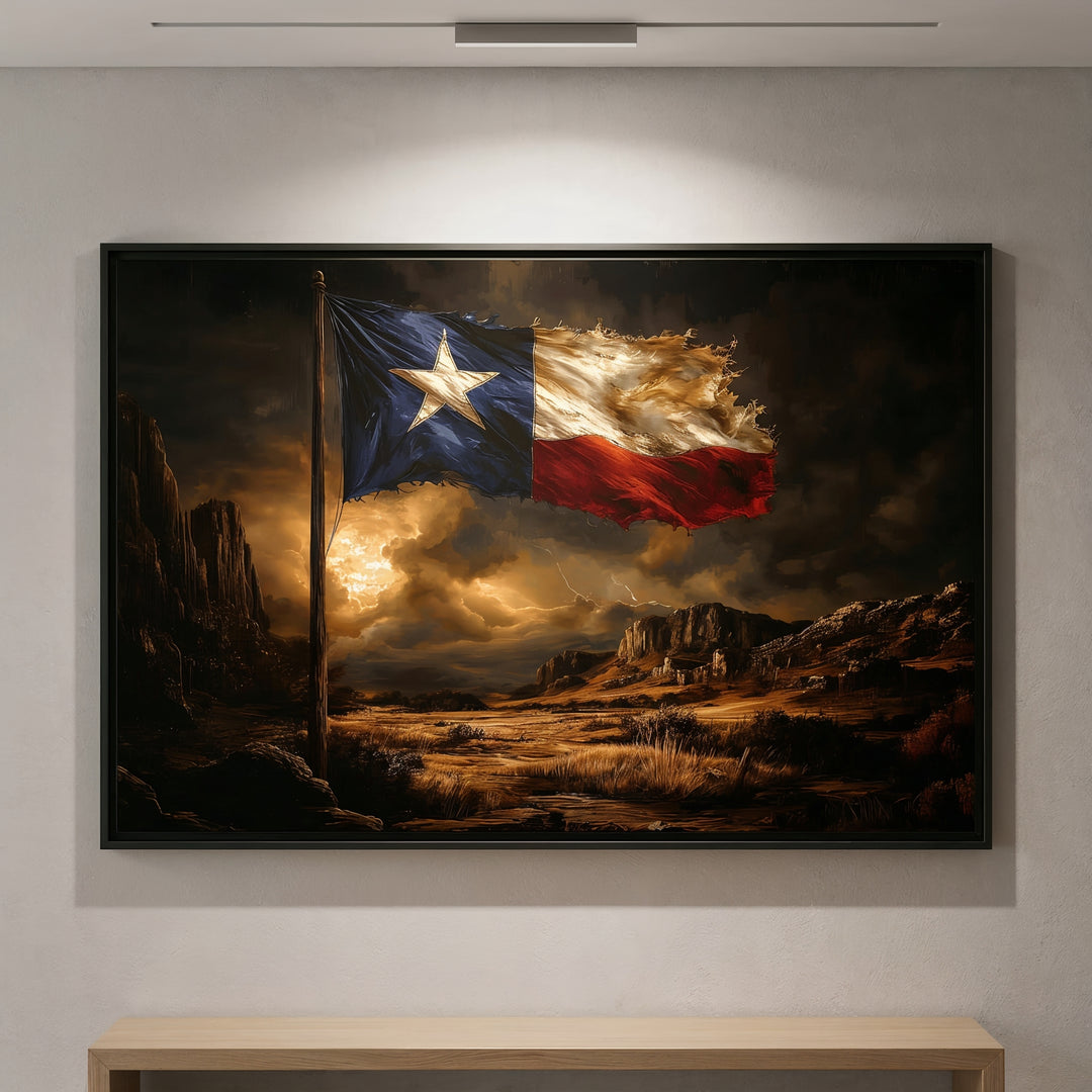 Lone Star Resilience - Canvas - Texas Cowboy Creations