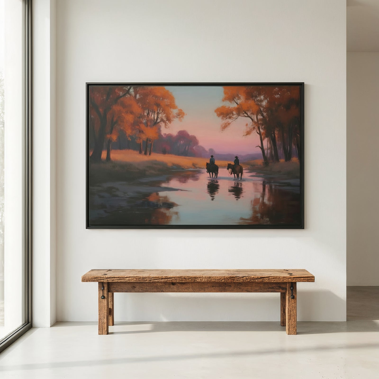 Evening Ride Home - Canvas - Texas Cowboy Creations