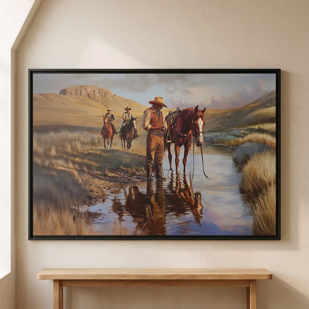 Lone Star Guardians - Canvas - Texas Cowboy Creations