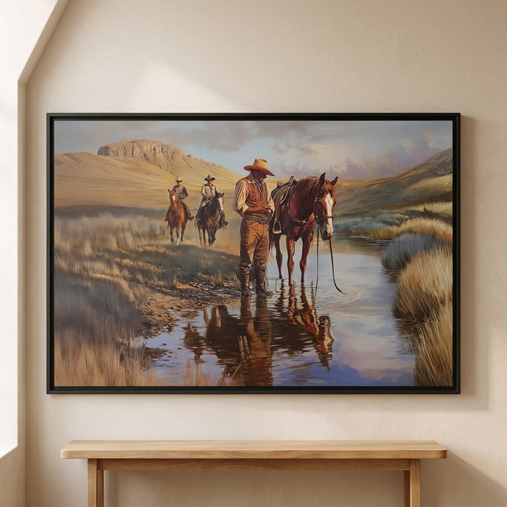 Lone Star Guardians - Canvas - Texas Cowboy Creations