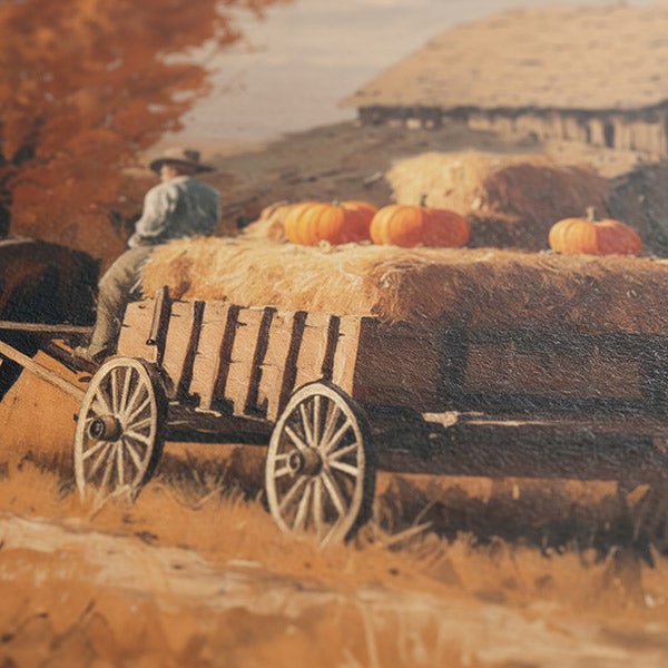 Autumn with Grampa | Fine Art Print - Poster - Texas Cowboy Creations