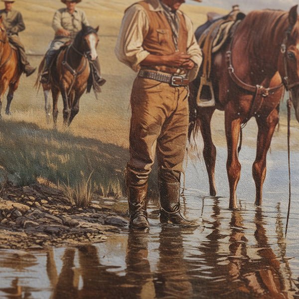 Lone Star Guardians | Fine Art Print - Poster - Texas Cowboy Creations