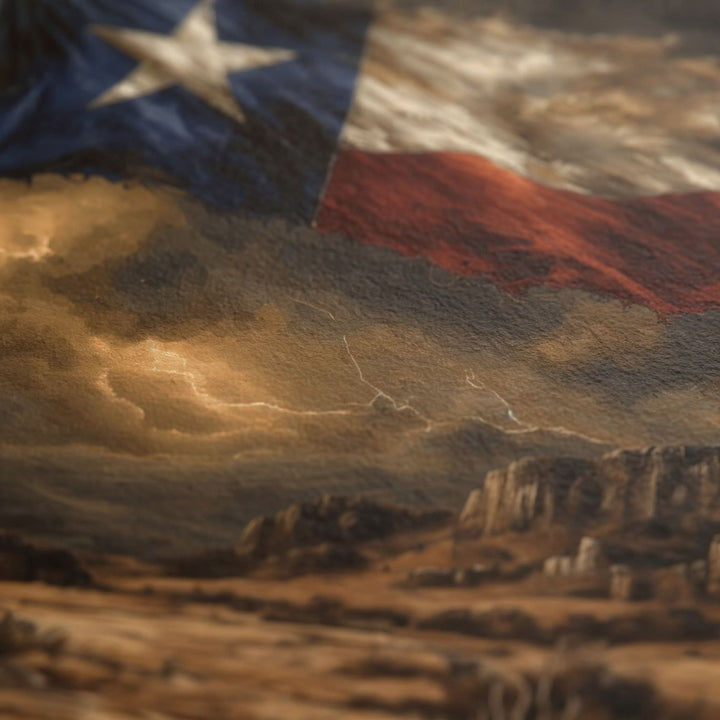 Lone Star Resilience | Fine Art Print - Poster - Texas Cowboy Creations