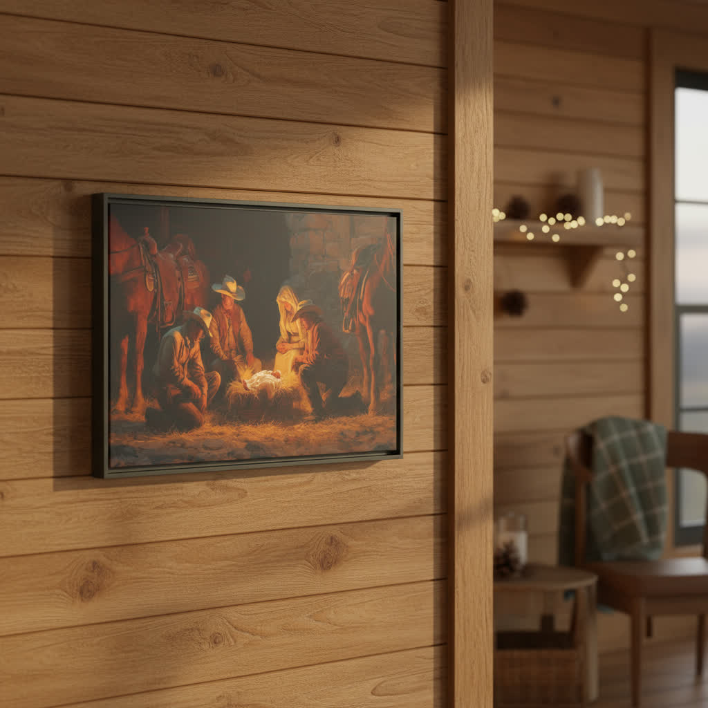 Cowboy Nativity - Texas Cowboy Creations