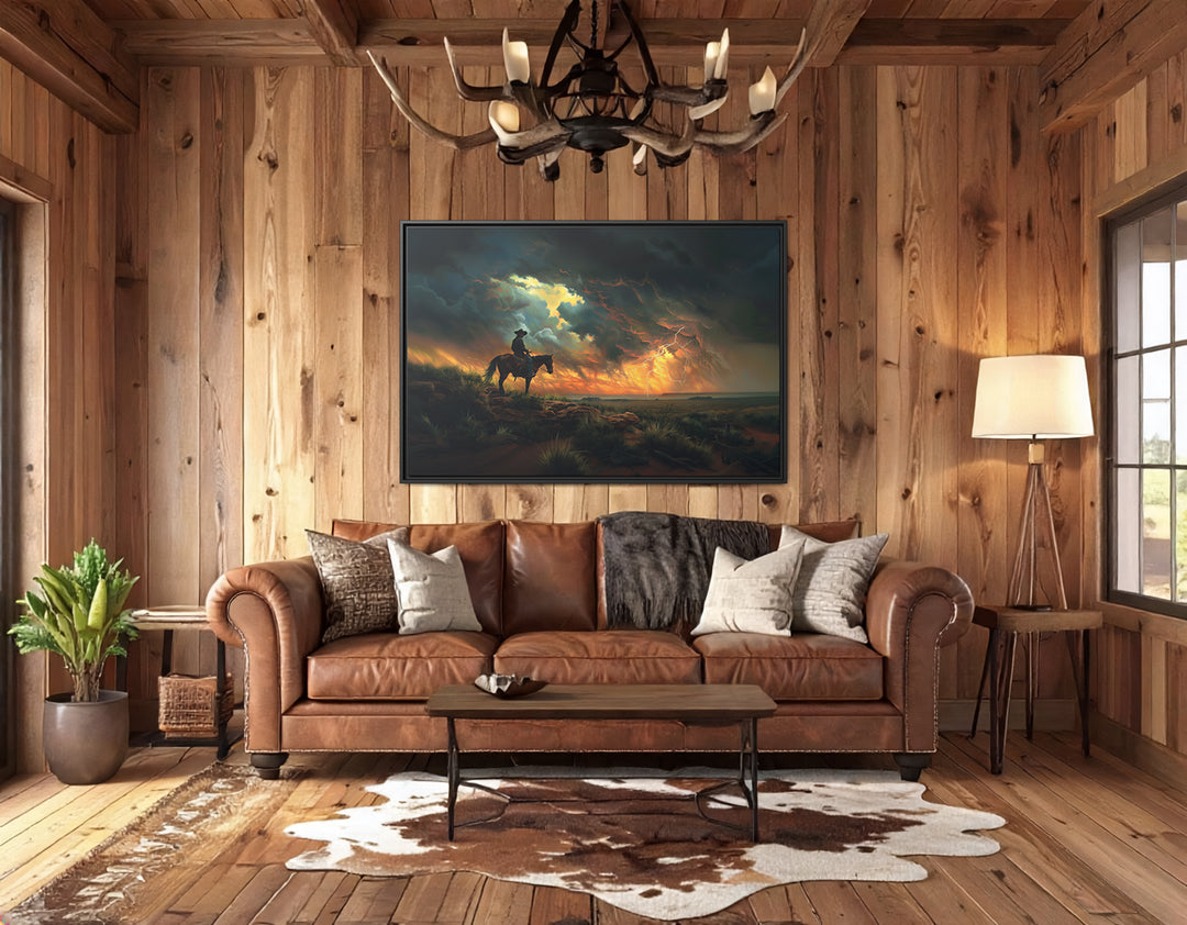 Cowboy’s Sunset Storm - Texas Cowboy Creations