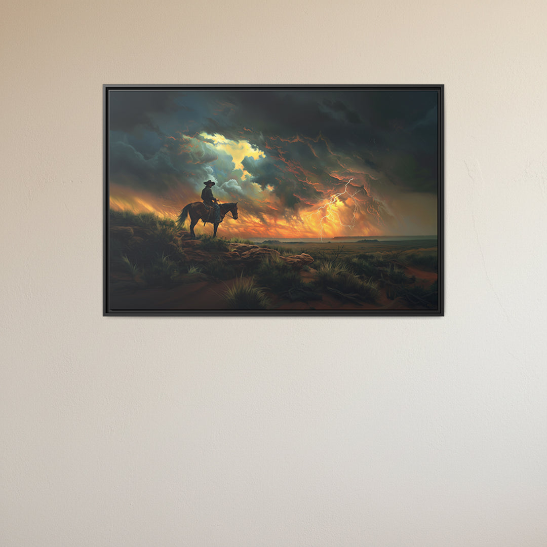 Cowboy’s Sunset Storm - Texas Cowboy Creations