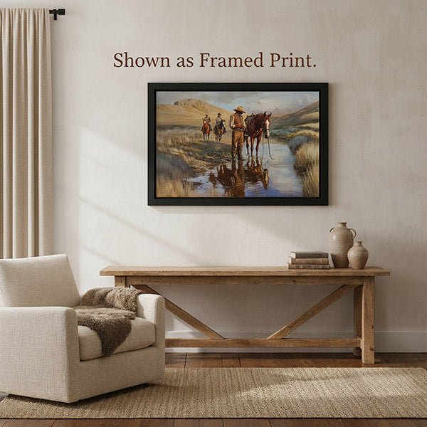 Lone Star Guardians | Fine Art Print - Poster - Texas Cowboy Creations