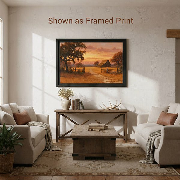 Where Time Rests | Fine Art Print - Poster - Texas Cowboy Creations