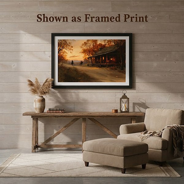 Autumn’s Gold | Fine Art Print - Poster - Texas Cowboy Creations