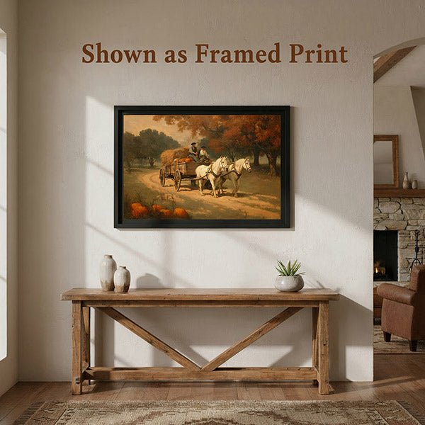 Autumn Ride | Fine Art Print - Poster - Texas Cowboy Creations