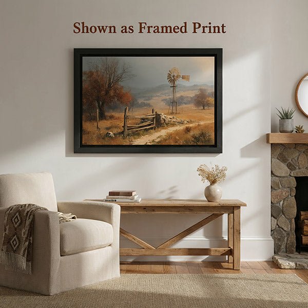 Balcones Autumn | Fine Art Print - Poster - Texas Cowboy Creations