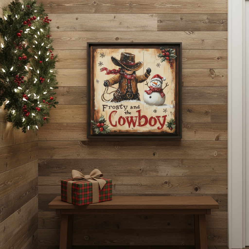 Frosty and the Cowboy - Texas Cowboy Creations