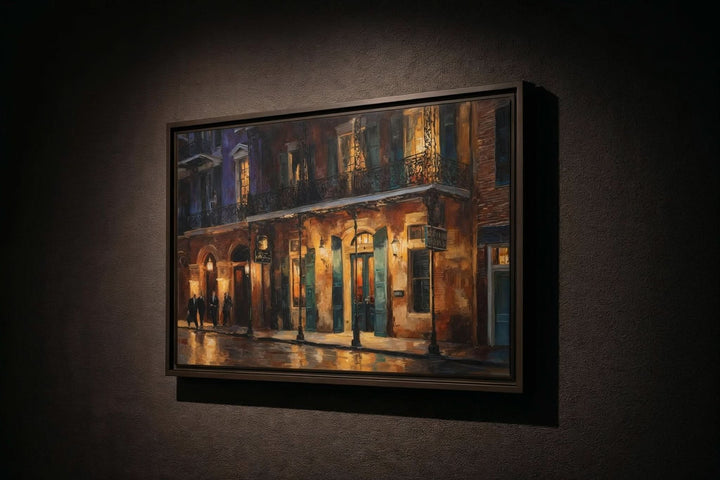 Lantern Light, French Quarter - Canvas - Texas Cowboy Creations