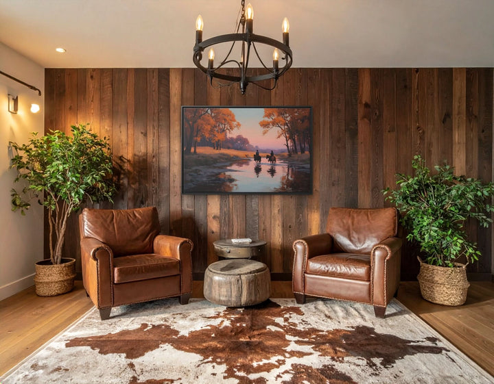 Evening Ride Home - Canvas - Texas Cowboy Creations