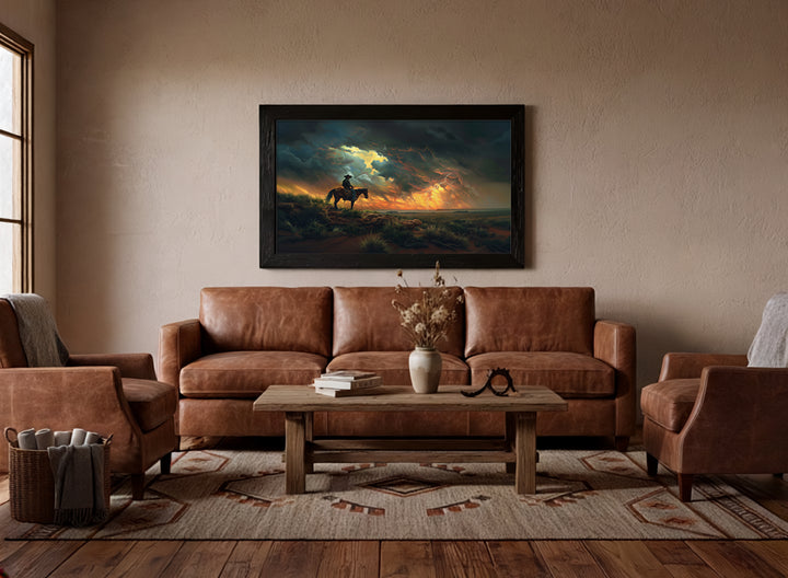 Cowboy’s Sunset Storm - Texas Cowboy Creations