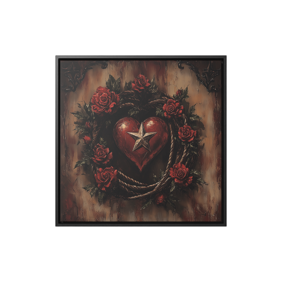 Lone Star Heart (Framed)