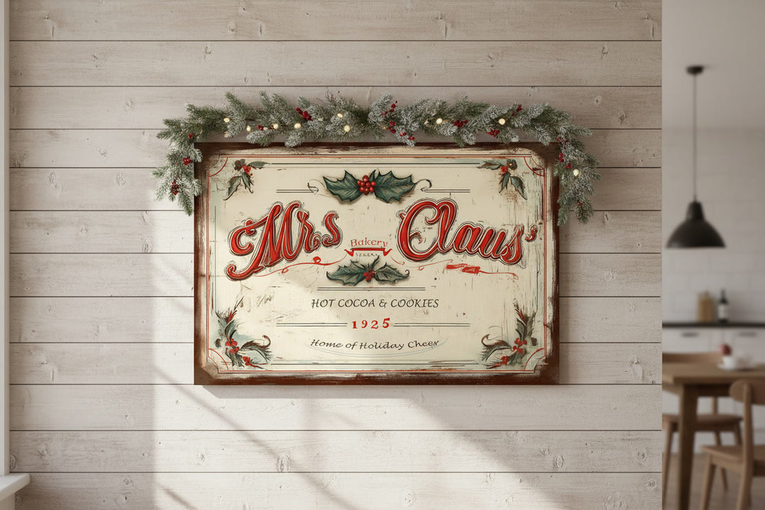 Mrs. Claus’ Bakery Framed