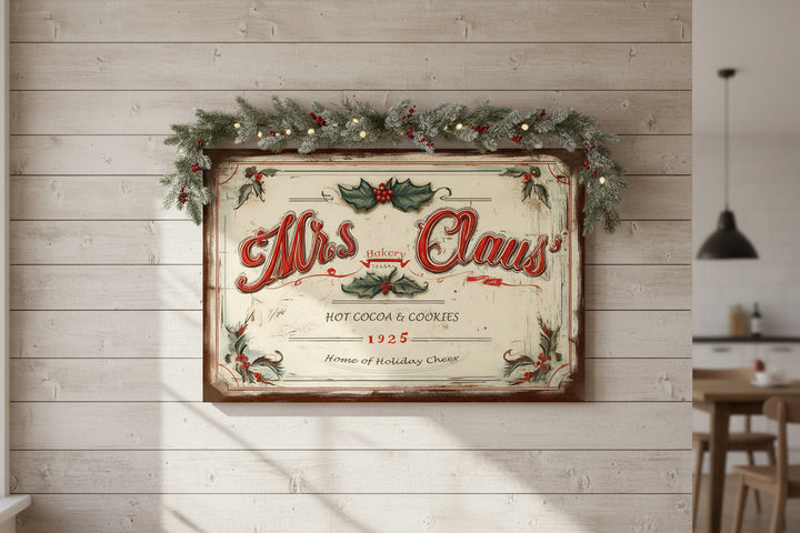 Mrs. Claus’ Bakery Framed