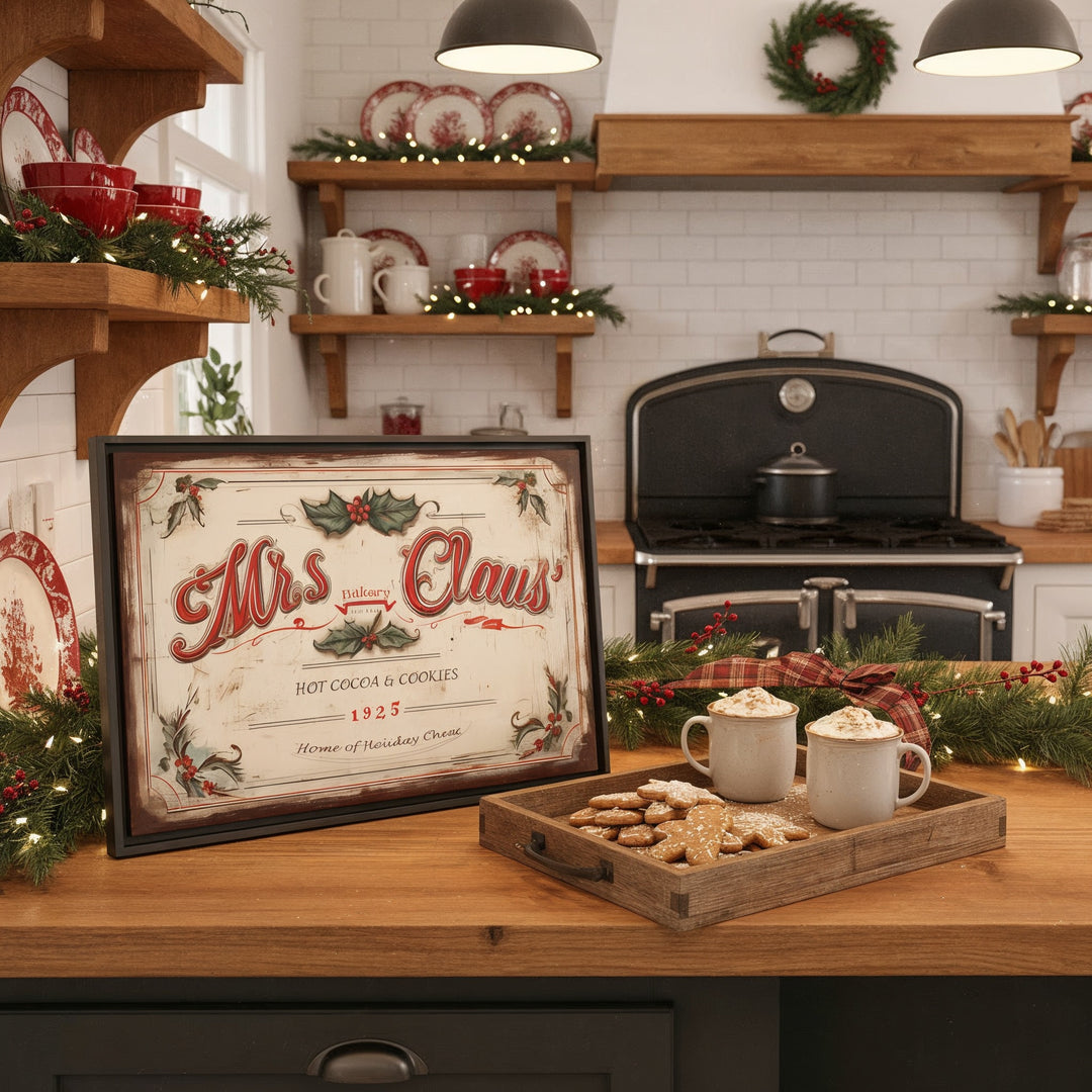 Mrs. Claus’ Bakery Framed
