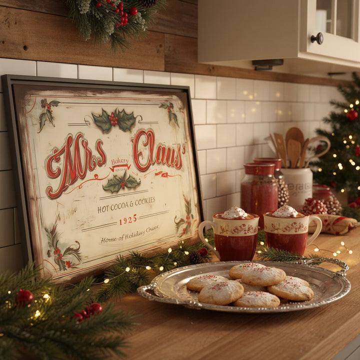 Mrs. Claus’ Bakery Framed