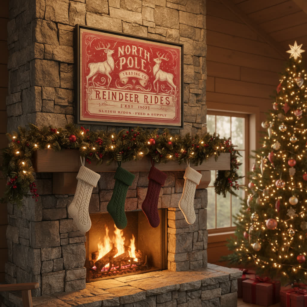 North Pole Trading Co. – Reindeer Rides - Texas Cowboy Creations