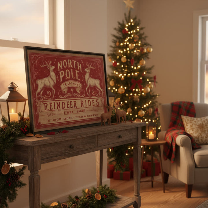 North Pole Trading Co. – Reindeer Rides - Texas Cowboy Creations