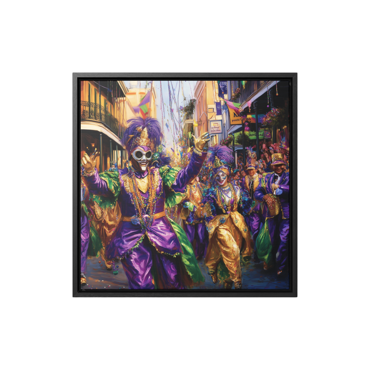 Revelry and Masks (Framed)