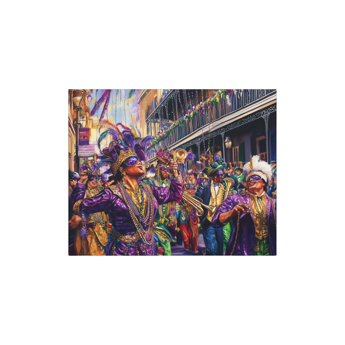 Rhythms of Mardi Gras (Canvas)