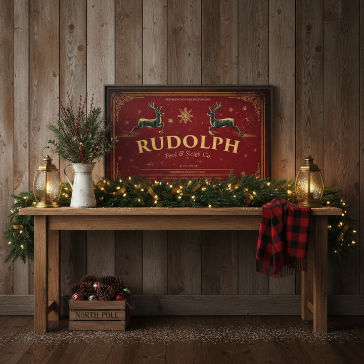 Rudolph Feed & Sleigh Co. - Texas Cowboy Creations