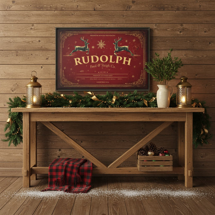 Rudolph Feed & Sleigh Co. - Texas Cowboy Creations