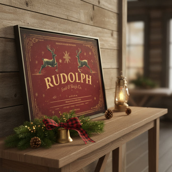 Rudolph Feed & Sleigh Co. - Texas Cowboy Creations