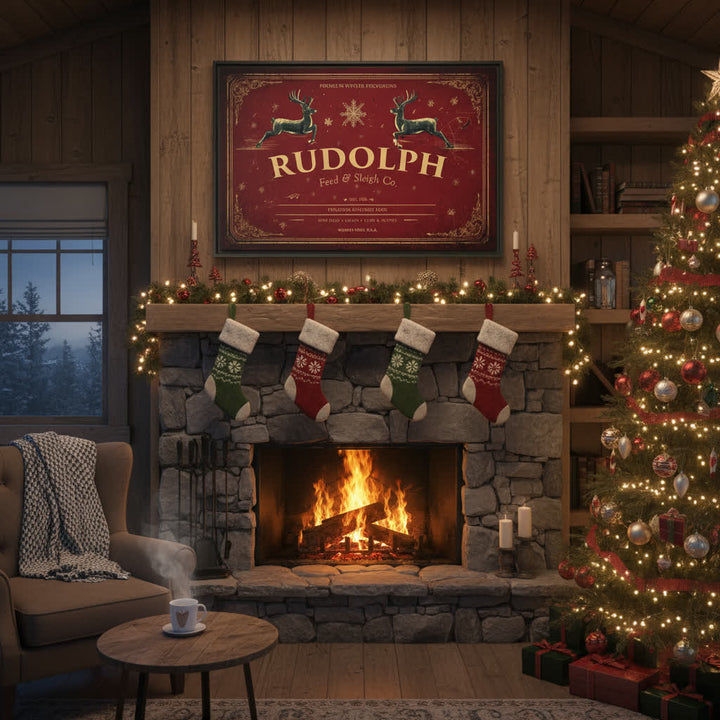 Rudolph Feed & Sleigh Co. - Texas Cowboy Creations