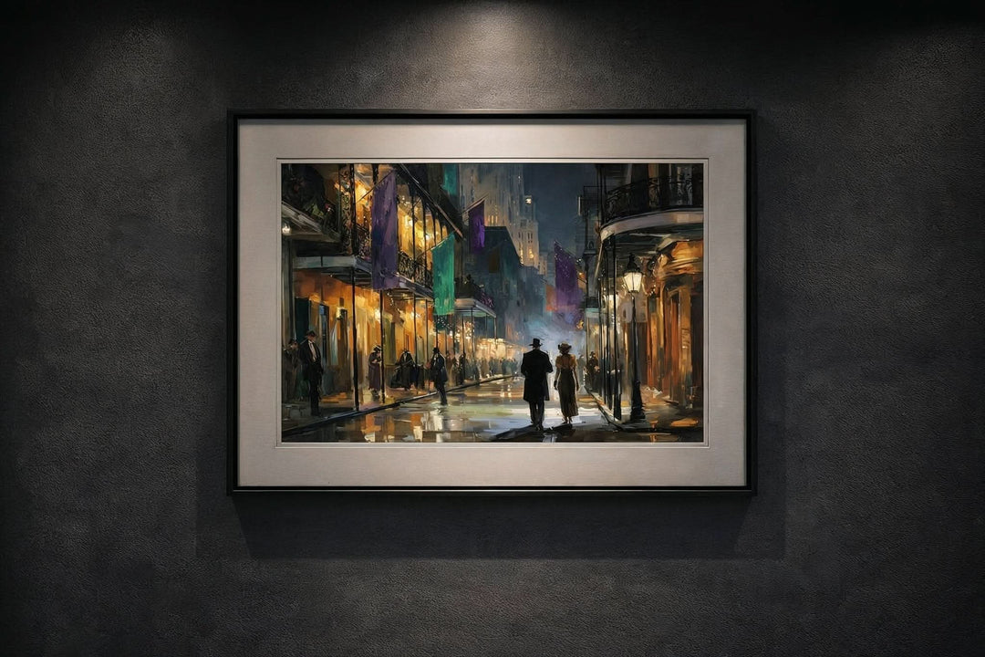The Calm of Carnival Eve | Fine Art Print - Poster - Texas Cowboy Creations