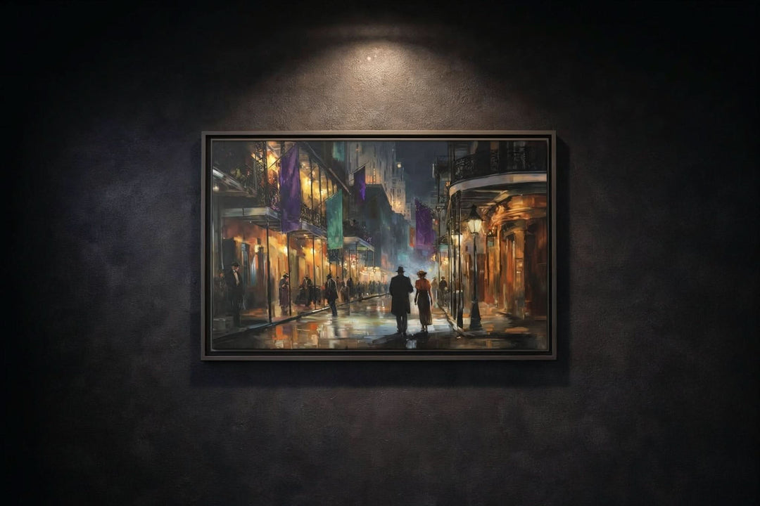 The Calm of Carnival Eve - Canvas - Texas Cowboy Creations