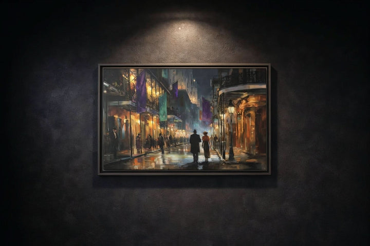 The Calm of Carnival Eve - Canvas - Texas Cowboy Creations