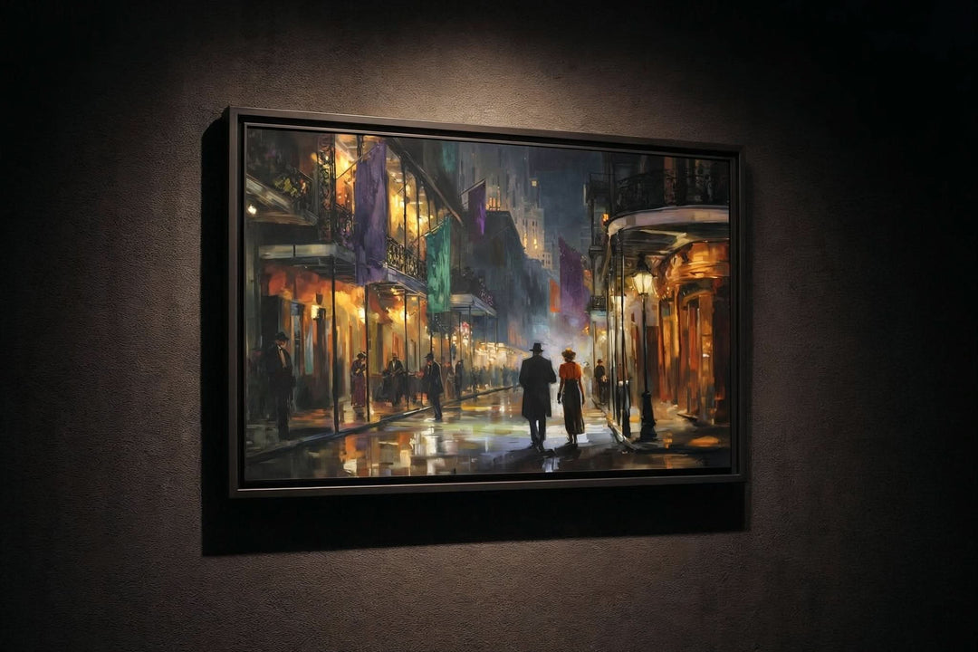The Calm of Carnival Eve - Canvas - Texas Cowboy Creations
