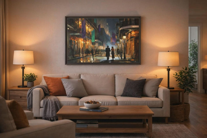 The Calm of Carnival Eve - Canvas - Texas Cowboy Creations