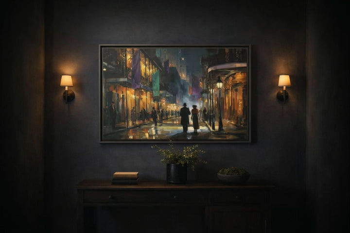 The Calm of Carnival Eve - Canvas - Texas Cowboy Creations