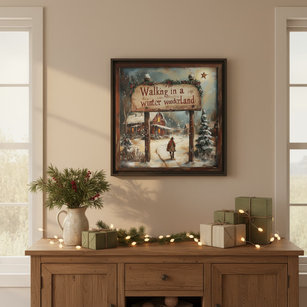 Walking in a Winter Wonderland - Texas Cowboy Creations