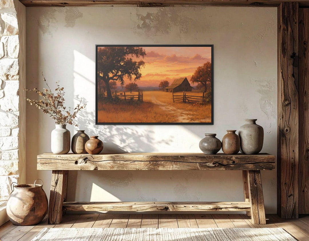 Where Time Rests - Canvas - Texas Cowboy Creations