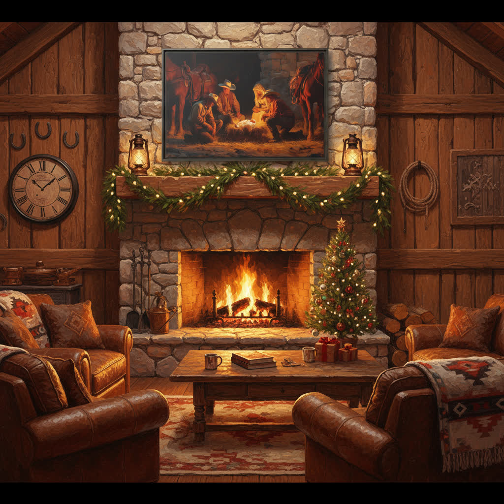 Cowboy Nativity - Texas Cowboy Creations