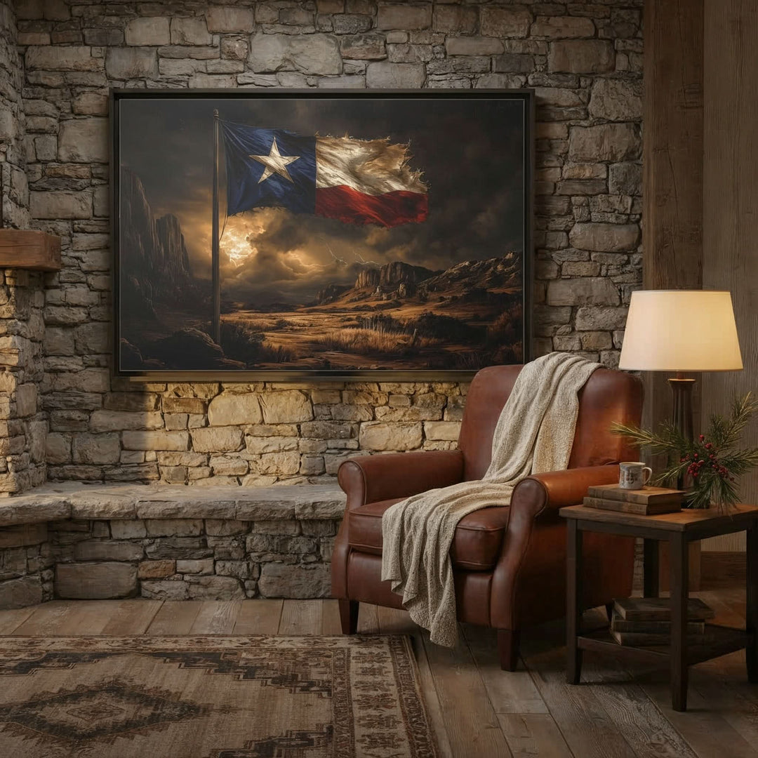 Lone Star Resilience - Canvas - Texas Cowboy Creations